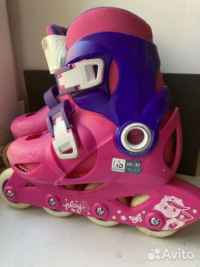Ролики для девочки oxelo 28-30