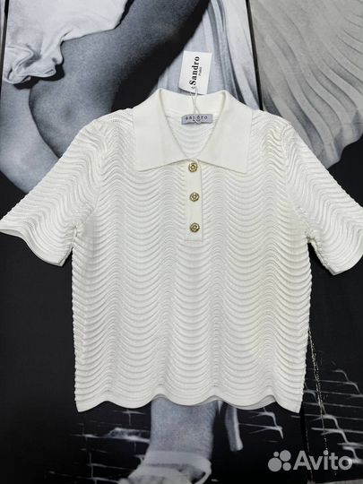 Футболка поло sandro