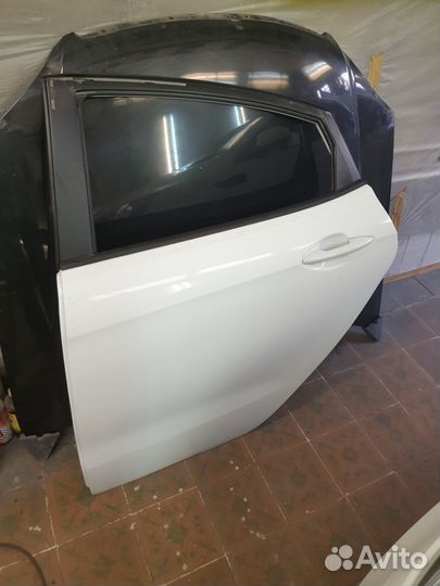 Дверь задняя левая киа рио 3 седан
