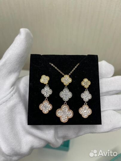 Серьги и подвеска