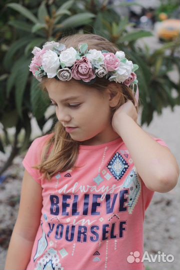 Ободок веночек ручной работы