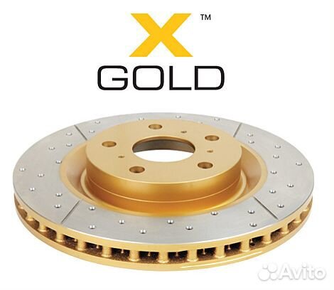 Тормозные диски Land Cruiser 300 DBA X-Gold задние