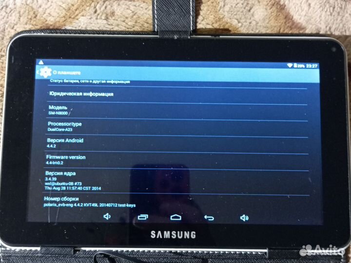 Планшет samsung galaxy note N 8000