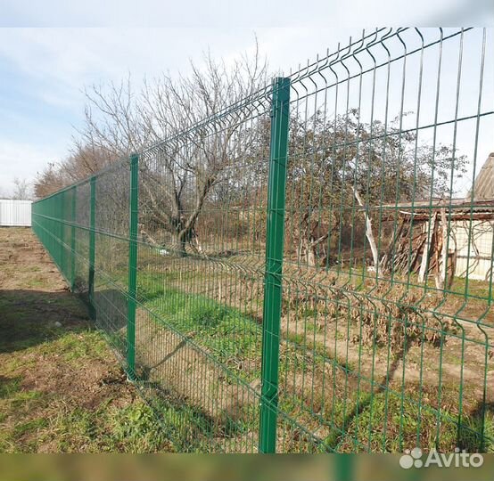 Забор из 3д сетки