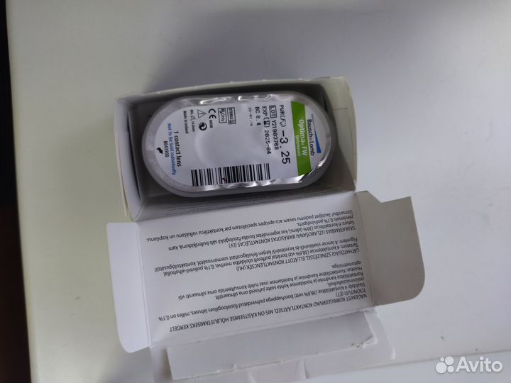 Линзы контактные баушлау -3,25