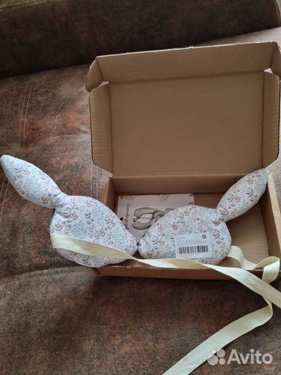 Маска зайчика новогодняя детская