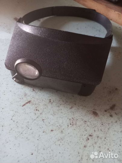 Лупа изменяемое увеличение с креплением на голову