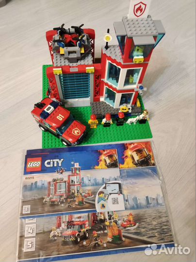 Набор Lego City 60215 пожарное депо оригинал