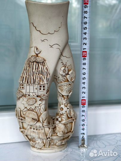 Ваза керамическая (ручной работы) 30см