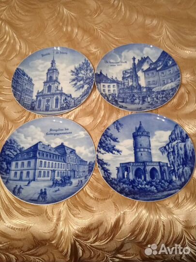 Фарфоровые коллекционные тарелки