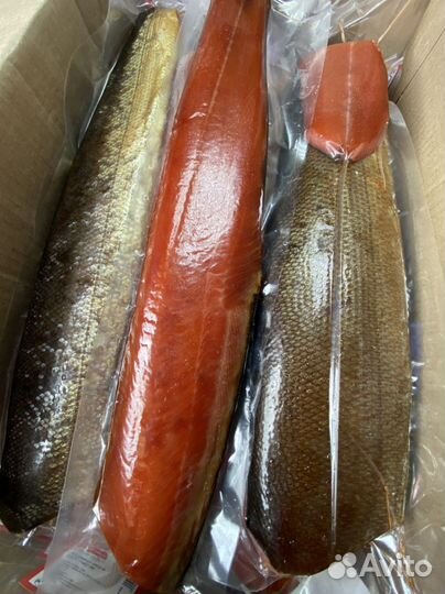 Кета копчёная (боковник, теша, балык)