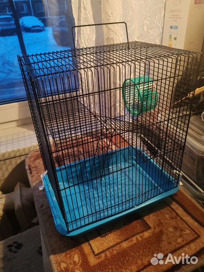 Клетки для грызунов, большая и поменьше