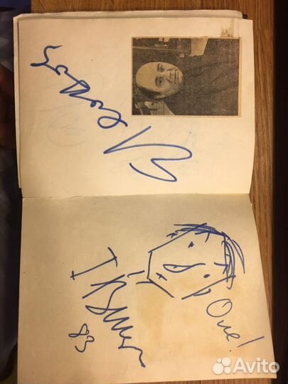 Автографы знаменитостей (цены внутри)