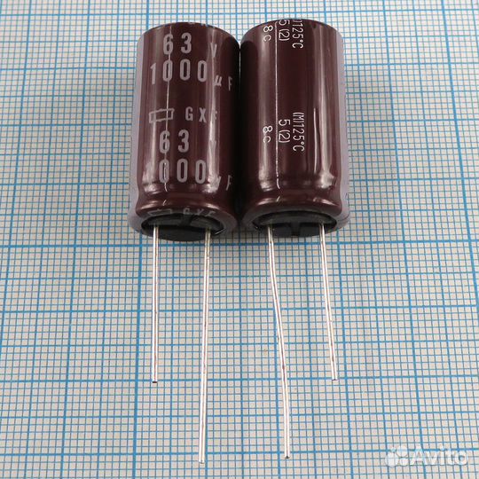 1000UF 63v 63v1000uF 16x30 125C GXF - Электролитич