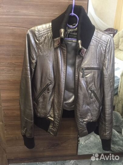 Кожаный пиджак