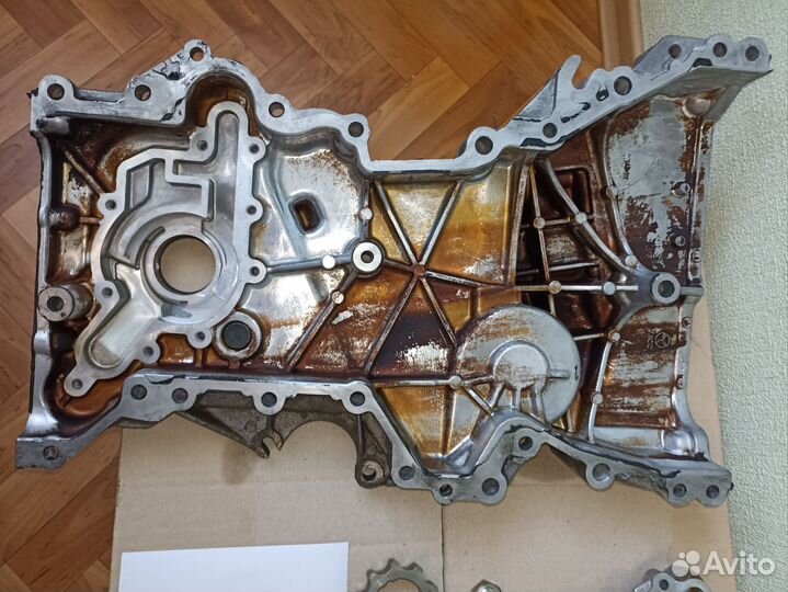 Масляный насос/ боковая крышка двс G4NA