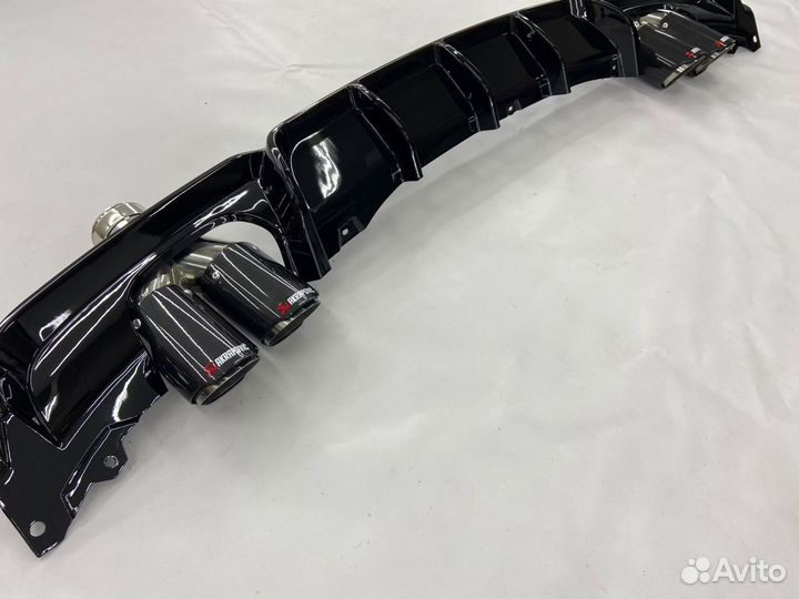 Диффузор+насадки BMW F30 2x76