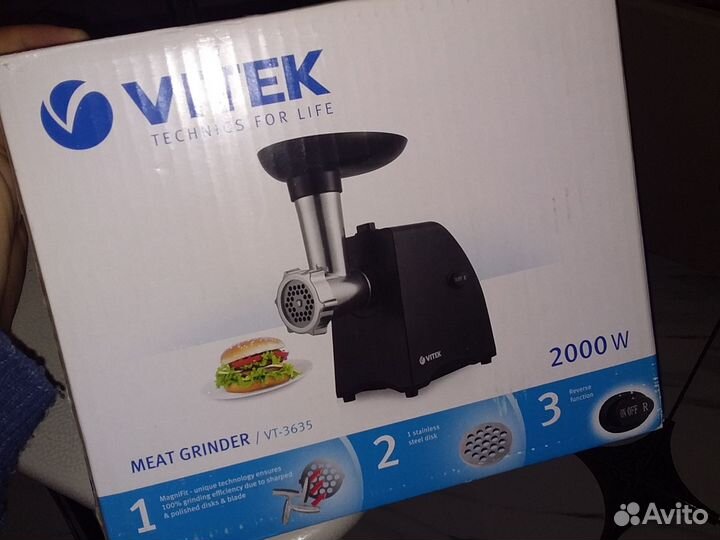 Электромясорубка vitek vt-3635