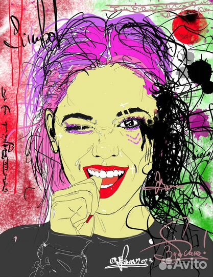 Портрет по фото, картины на заказ. Скетч-арт