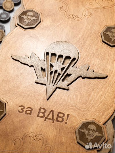 Нарды вдв 60 см лакированные деревянные в наличии