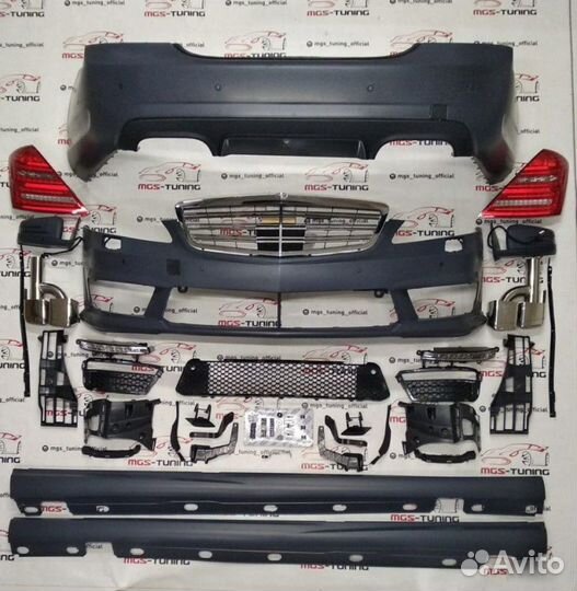 Комплект рестайлинга Mercedes S class W221 S63 AMG