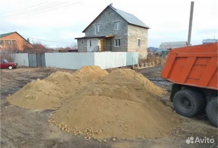 Песок речной, пгс, глина, супесь