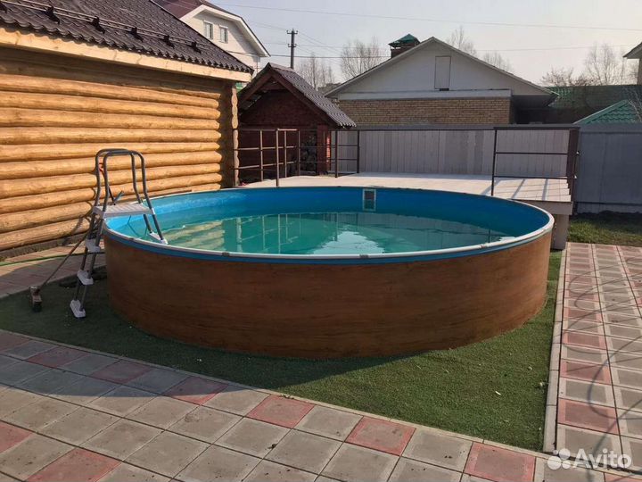 Каркасный бассейн Лагуна морозостойкий