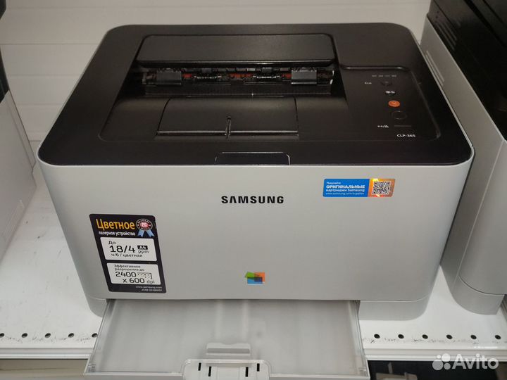 Цветной лазерный принтер samsung clp365