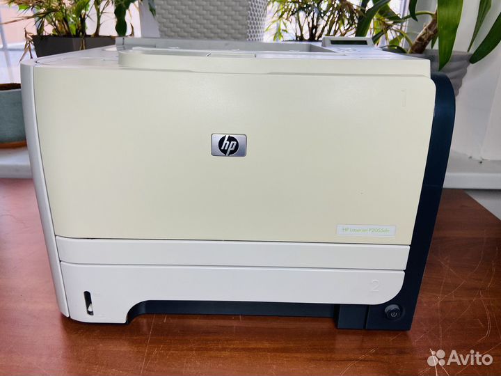 Принтер HP LaserJet P2055dn сетевой, дуплекс