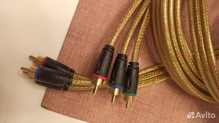 RCA кабель межблочный видео аудио стерео 3.5м