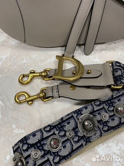 Сумка Dior saddle кожаная