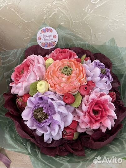 Зефирные букеты, сладкие подарки из зефира