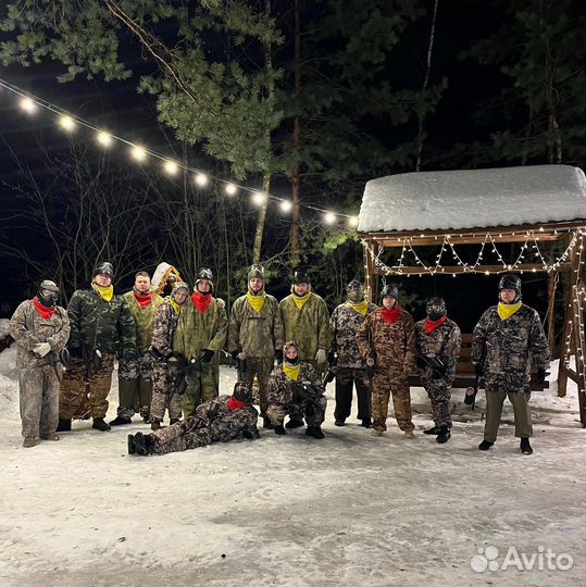День рождения на пейнтболе