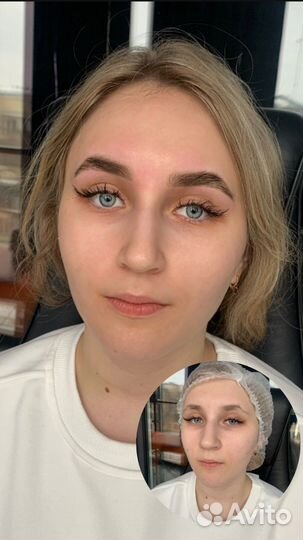 Оформление бровей и Ламинирование ресничек