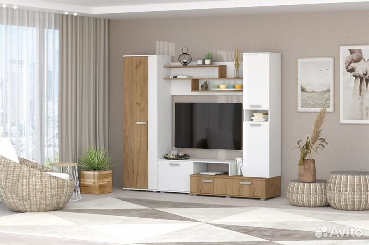 Стенка в гостиную юна