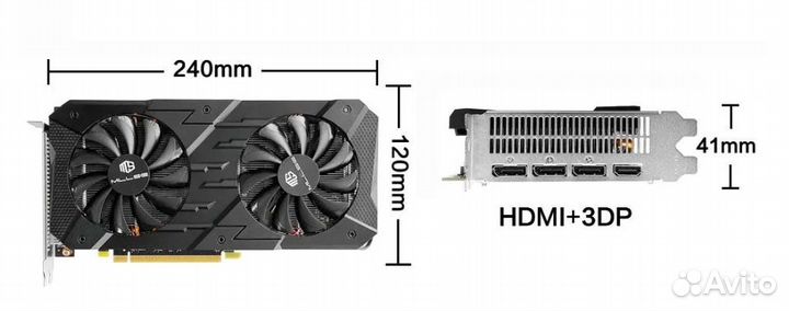 Видеокарта Radeon RX 5600 6 гб (RX 5600 6G)