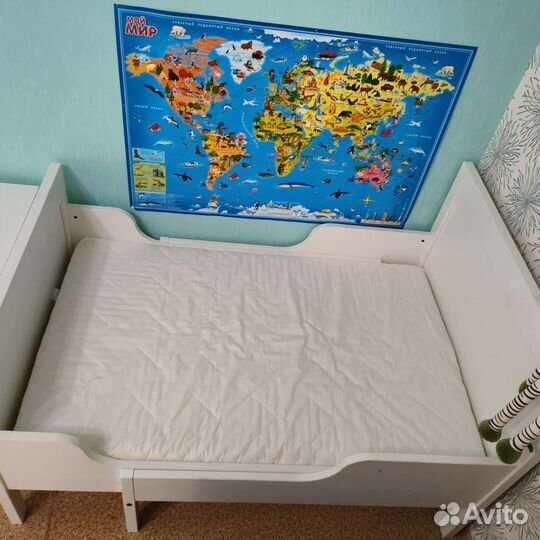 Детская кровать IKEA раздвижная сундвик