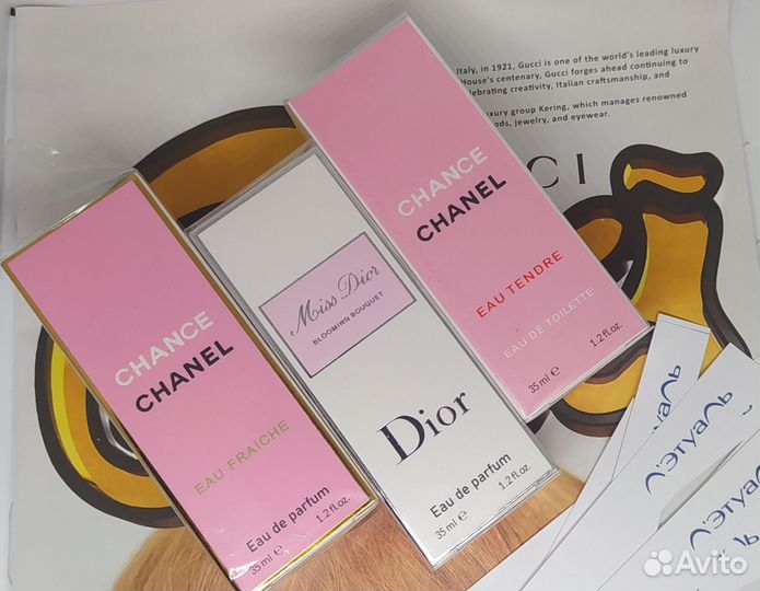 Стойкие тестеры duty free 35 мл. муж/жен