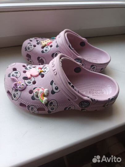 Crocs c12 сабо для девочки