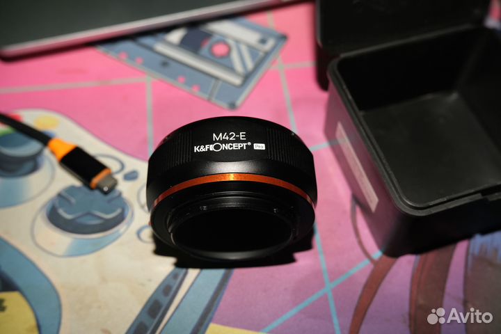 Адаптер K&F Concept для объектива M42 на E-mount
