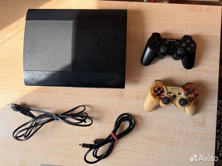 Sony playstation 3 PS3 SuperSlim 500 gb с играми