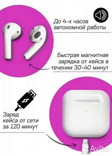Беспроводные наушники tws Pro4
