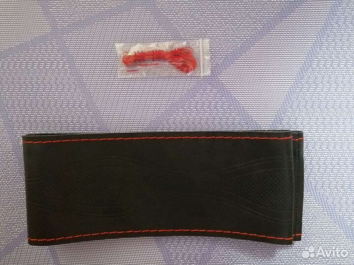 Оплетка на руль эко кожа