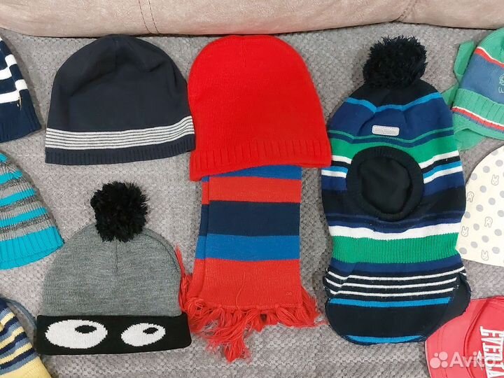 Шапки демисезонные на мальчика