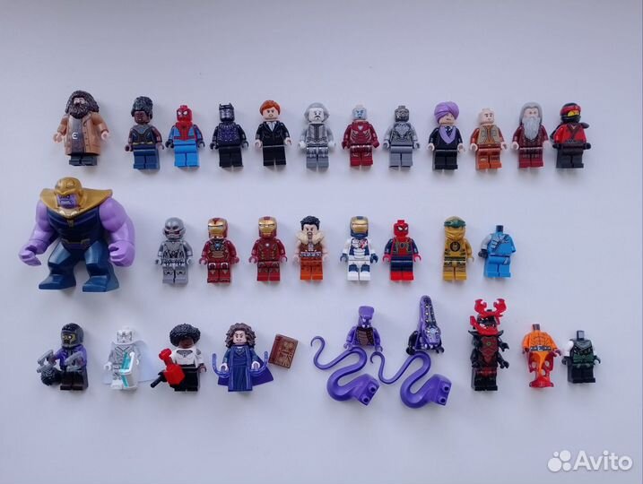 Lego фигурки Ninjago Star Wars Harry Potter Marvel