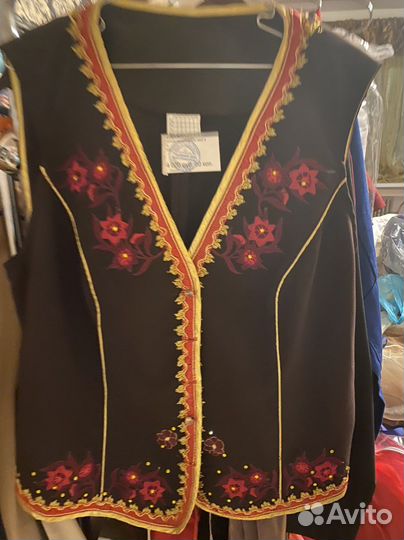 Костюм кубанской казачки жилет и юбка