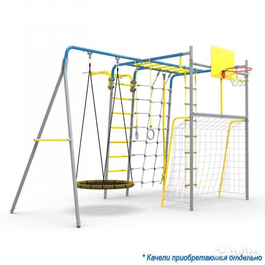Уличный спортивный комплекс Физрук с качелями