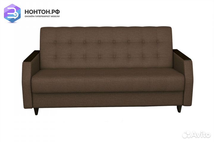 Диван книжка Феникс коричневый