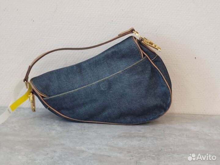 Эксклюзивная сумка Dior Saddle Bag Denim оригинал