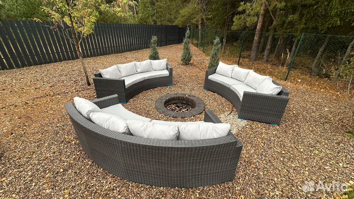 Садовая мебель из ротанга